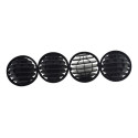 Kit Com 4 Difusor E Aro Painel Volkswagen Gol 2007 Original