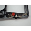 Moldura Difusor Radio Central Painel Pajero Tr4 2012 Origina Preto Com Acabamento Prateado/escovado