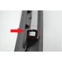 Moldura Central Painel Radio Comando Ar Jetta 2012 Original Preto