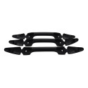 Kit 3 Puxador Alça Teto Pqp Duster 2013 Original Preto