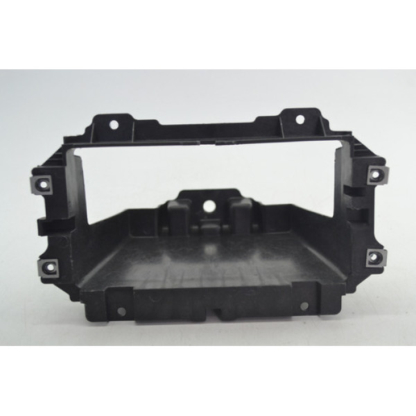 Moldura Suporte Radio Painel Renault Captur 2018 Original Preto