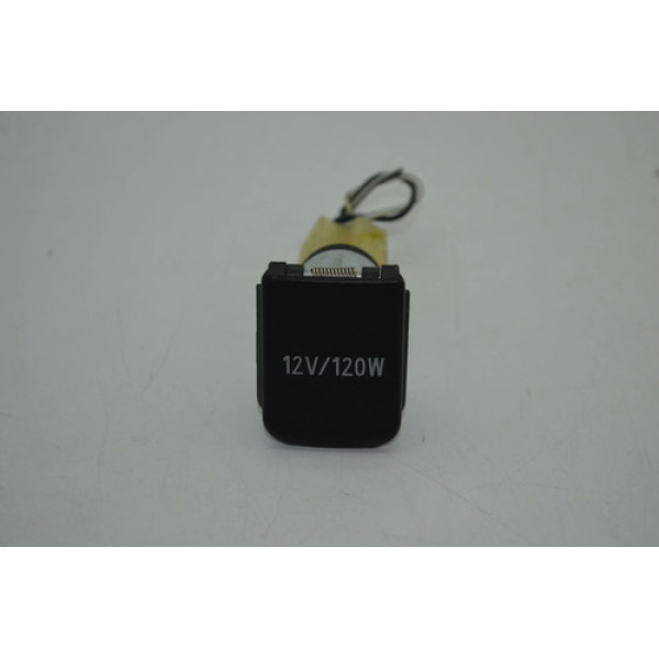 Tomada Energia 12v Console Corolla 2014 A 2019 Original Preto