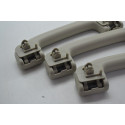 Kit 3 Puxador Alça Teto Pqp Nissan Livina 2012 Original Creme