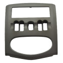 Moldura Central Painel Renault Logan 2007 A 2011 Original Cinza