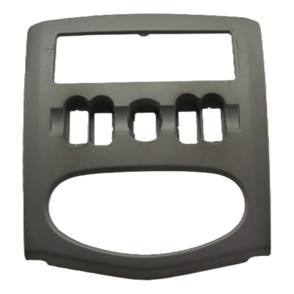 Moldura Central Painel Renault Logan 2007 A 2011 Original Cinza