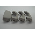 Kit 3 Alça Teto Pqp C/porta Oculos Gm Cruze 2012 Original Cinza-escuro