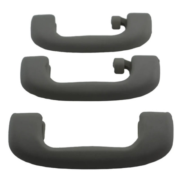 Kit 3 Alça Pqp Apoio Teto Corsa Sedan 2006-2015 Original Cinza Cinza