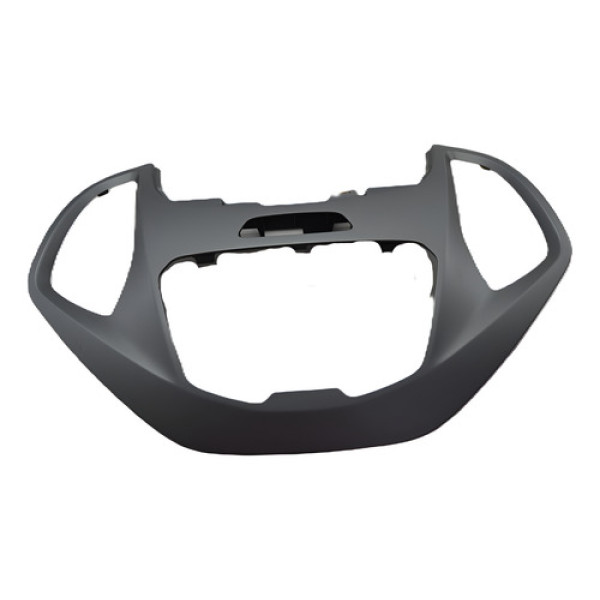 Moldura Central Painel Radio Difusor Ford Ka 2018 Original Prateado