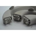 Kit 3 Puxador Alça Teto Pqp Ford Ka 2015-2021 Original Cinza