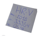 Quebra Sol Lado Direito Passageiro Honda Hr-v 2018 Original