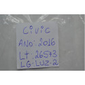Luz Interna Teto Cortesia Honda Civic 2016 Original