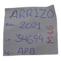 Encosto Apoio Braço Console Arrizo 5 2021 Original Cinza-escuro