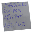 Luz Interna Central Teto Sandero 2015 Logan Original
