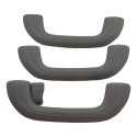 Kit 3 Puxador Alça Teto Pqp I30 2012 Original Cinza-escuro
