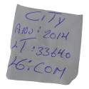 Comando Ar Condicionado Painel Honda City 2014 Original