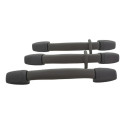 Kit 3 Puxador Alça Teto Pqp Subaru Forester 2007 Original Cinza