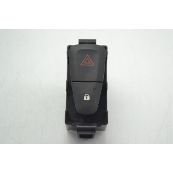Botão Pisca Alerta Trava Renault Sandero 2016 2017 Original  Preto