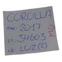 Luz Cortesia Interna Teto Corolla Xei 2017 Original
