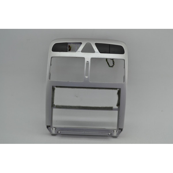 Moldura Central Painel Peugeot 307 2011 Original Prata
