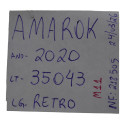 Espelho Retrovisor Interno Volkswagen Amarok 2020 Original