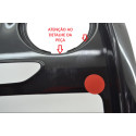 Moldura Central Painel Multimidia 2din Duster 2019 Original Black Piano