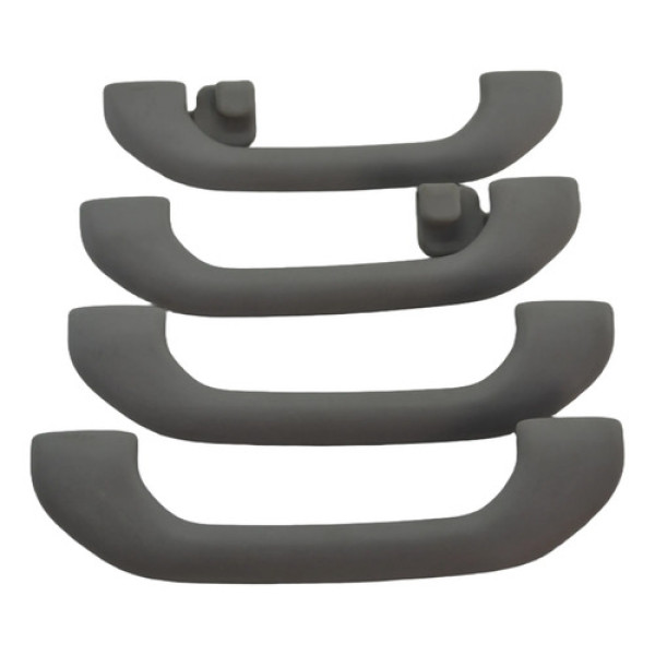 Kit 4 Puxador Alça Teto Pqp Pajero Hpe 2004 Original Cinza