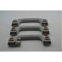 Kit Com 3 Puxador Alça Teto Pqp Ix35 2011 Original Cinza