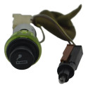 Tomada Energia 12v Console Vw Santana 1998 A 2006 Original Preto