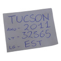 Moldura Difusor Central Radio Painel Tucson 2011 Original Preto