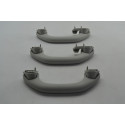 Kit Com 3 Puxador Alça Teto Pqp Vw Polo 2002 Original Cinza