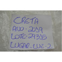 Luz Cortesia Interna Teto Creta 2019 Original