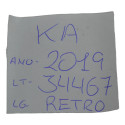 Espelho Retrovisor Interno Ford Ka 2015 2021 Original Preto