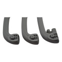 Kit 3 Puxador Alça Teto Pqp I30 2011 Original Cinza-escuro