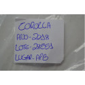 Apoio Encosto Braço Console Corolla Gli 2018 Original Original