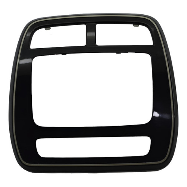 Moldura Central Painel Radio Difusor Renault Kwid 2019 Origi Preto
