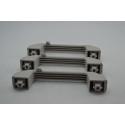 Kit 3 Puxador Alça Teto Pqp Fiat Idea 2014 2015 Original Cinza