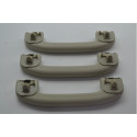 Kit 3 Puxador Alça Pqp Teto Nissan Livina 2009 A 2014 Orig Ocre
