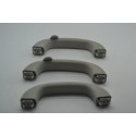 Kit 3 Puxador Alça Teto Pqp Ford Ka 2015-2021 Original Cinza