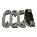 Kit 3 Puxador Alça Teto Pqp + Porta Oculos Cruze 2013 Origin Bege