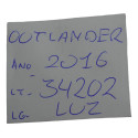 Luz Cortesia Interna Teto Central Outlander 2016 Original