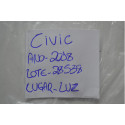 Luz Interna Teto Cortesia Honda Civic 2018 Original