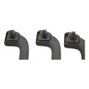 Kit Com 3 Puxador Alça Teto Pqp Honda City 2013 Original Cinza
