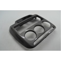 Moldura Central Comando Ar Radio Painel Citroen C3 2013 Orig Preto