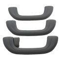 Kit Com 3 Puxador Alça Teto Pqp I30 2010 Original Cinza-escuro