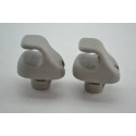 Par Presilha Suporte Quebra Sol Para Sol Honda Fit Original