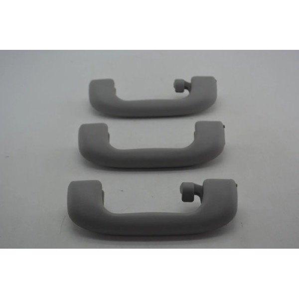 Kit 3 Apoio Alça  Pqp Teto Agile Montana 2010-2014 Original Cinza