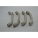 Kit 4 Puxador Alça Teto Pqp Jeep Compass 2013 Original Cinza