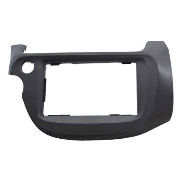 Moldura Central Painel Radio Honda Fit 2009 A 2014 Original Prateado
