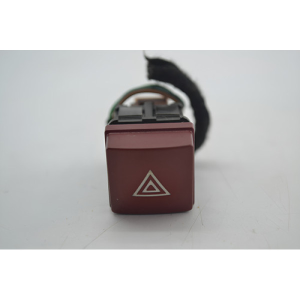 Botão Pisca Alerta Painel Peugeot 207 2011 Original Vermelho
