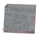 Luz Cortesia Interna Traseira Teto Trailblazer 2018 Original